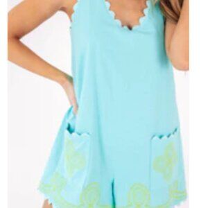 J Marie Aqua Romper